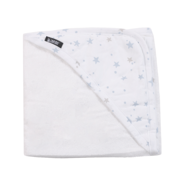 Κάπα Bamboo 75x75εκ. Stars Blue Minene 19302002760OS