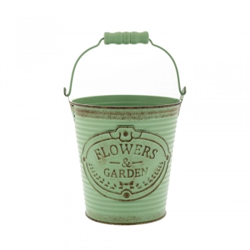 Κουβαδάκι Μεταλλικό Αντικέ Πράσινο iliadis 12x13εκ. 85631