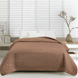 Κουβερλί Microfiber Υπέρδιπλο 220x240εκ. Ultra Sonic Tosca Mocca Melinen 20003302