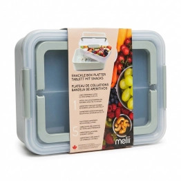 Ορθογώνιο Snackle Box Με Χωρίσματα 9lt Sage Melii MEL26220