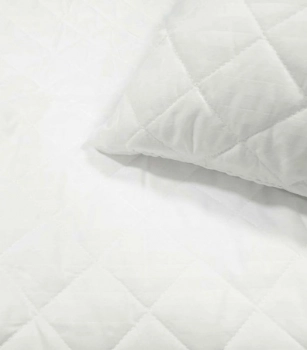 Επίστρωμα Καπιτονέ 140x200+35εκ. White Stripe Microfiber