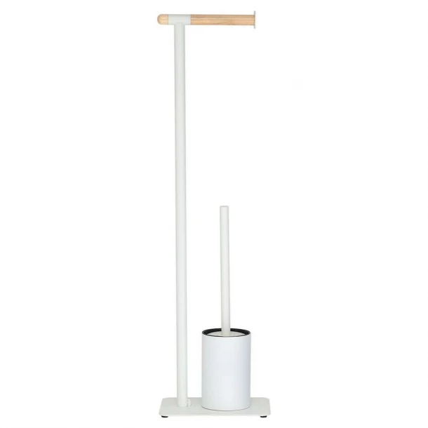 Πιγκάλ Με Χαρτοθήκη Μεταλλικό 15x20x71εκ. Brix White Sealskin 362473610