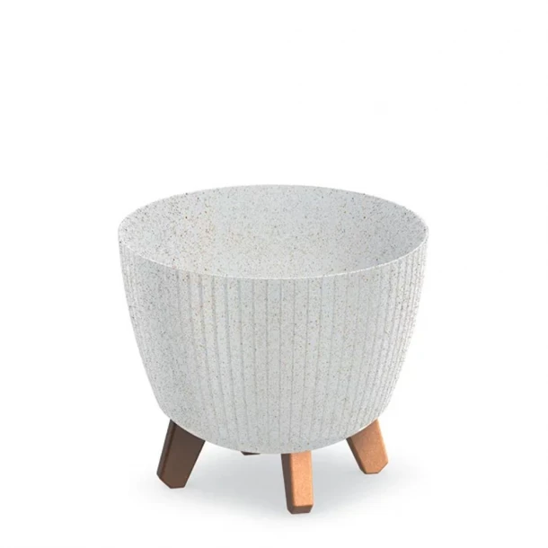 Κασπώ Πλαστικό Λευκό Φ23x20εκ. Lamia Eco Wood iliadis 774961