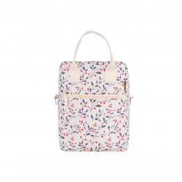 Τσάντα Φαγητού Ισοθερμική PVC Leather Bloom Beige 7lt-20x14x27εκ. Save The Aegean Estia 01-32982