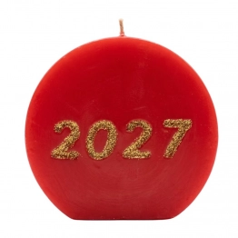 Χριστουγεννιάτικο Κερί 2027 Κόκκινο iliadis 60003