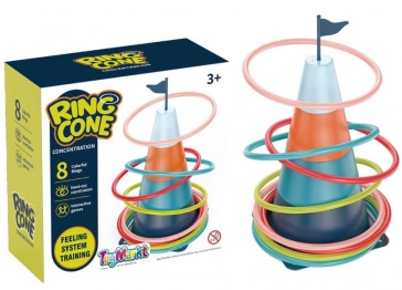 Ρίψη Δίσκων Mε Βάση Κώνο 16x7x16εκ. Toy Markt 71-3178