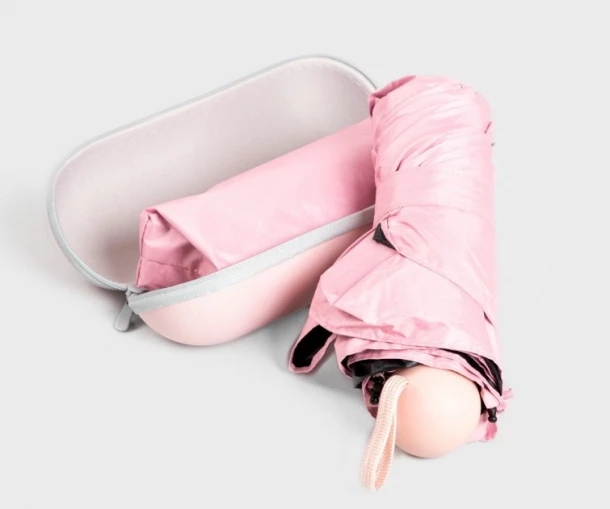 Ομπρέλα & Θήκη Με Προστασία UV Astral 90εκ. Pink Homla 238553