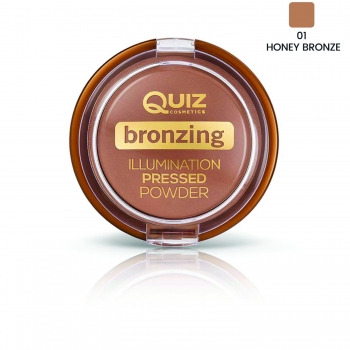 Πούδρα Bronzing Ilumination Powder Honey Bronze 12gr QUIZ 1313PBRONZ-1