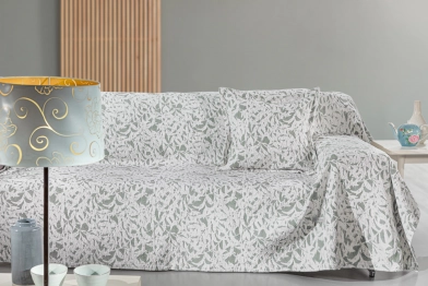 Ριχτάρι Βαμακερό Chenille Διθέσιος 180x250εκ. Blossom Verde Guy Laroche