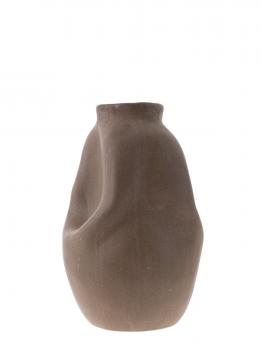 Βάζο Κεραμικό Καφέ 17,8x30εκ. Zen Collection 24.19.50006