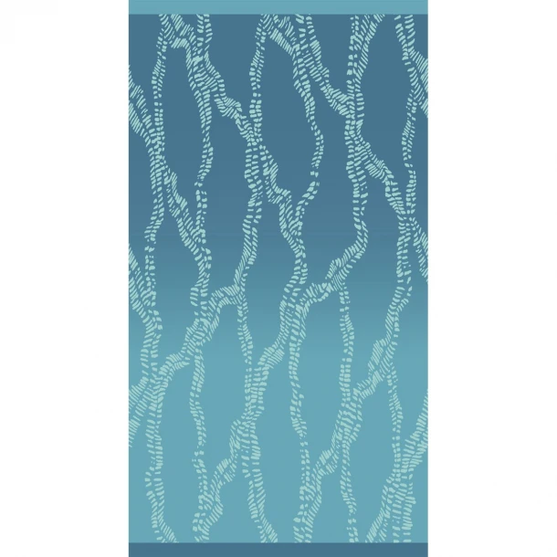 Πετσέτα Θαλάσσης Βαμβακερή Velour Blue 86x160εκ. Chain Melinen 20004867