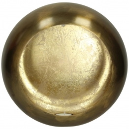 Κηροπήγιο Μεταλλικό Χρυσό ARTE LIBRE 25x10x25εκ. 05152522