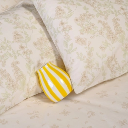 Ζεύγος Μαξιλαροθήκες Polycotton 50x70εκ. Rea Beige Casual Line Melinen 20006004