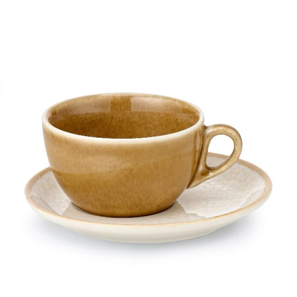 Φλυτζάνι Τσαγιού 230ml In-glaze Stoneware Dune Beige CRYSPO TRIO 47.120.16
