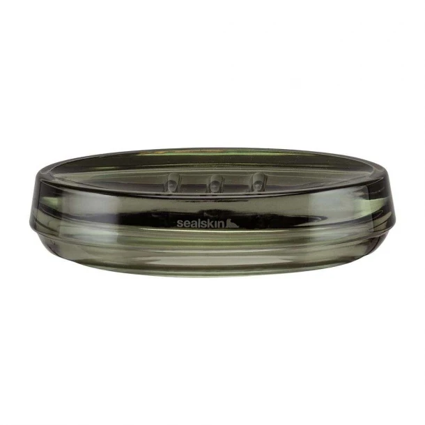 Σαπουνοθήκη Γυάλινη 13,8x9,9x3,1εκ. Mood Green Sealskin 800050