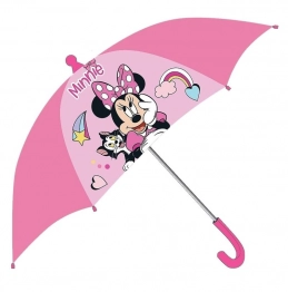 Ομπρέλα Παιδική Minnie Λευκό-Ροζ Φ70εκ. Disney 20-1173
