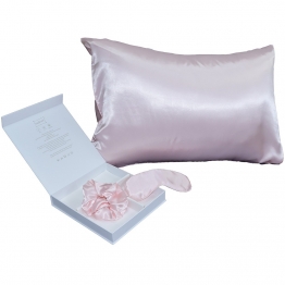 Σετ Ύπνου 3τμχ Pure Silk Μαξιλαροθήκη-Μάσκα Ύπνου-Λαστιχάκι Μαλλιών Rose Melinen 20004967