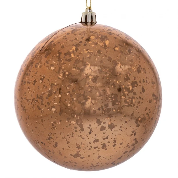 Χριστουγεννιάτικη Μπάλα Πλαστική Αντικέ Χρυσή 12εκ. iliadis 86499