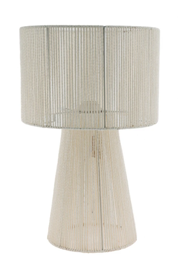 Φωτιστικό Επιτραπέζιο Με Κορδόνι Λευκό 30x49εκ. Zen Collection 24.36.50162