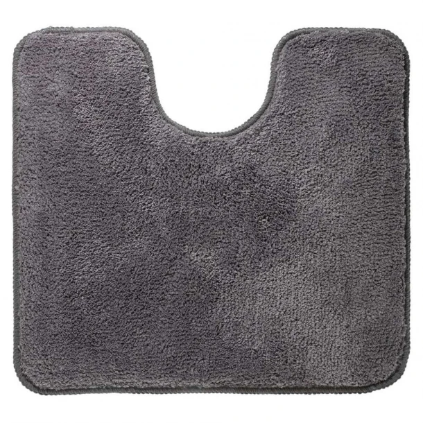 Ταπέτο Λεκάνης Αντιολισθητικό Polyester 55x60εκ. Angora Grey Sealskin 293997014