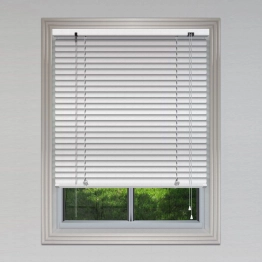 Μεταλλικό Στόρι Aλουμινίου 25mm-100x140εκ. Λευκό MRShome WH100140