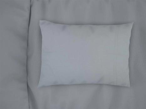 Μαξιλαροθήκη Φάκελος Βαμβακερή 50x70εκ. Solid 505 Light Blue-Grey DimCol