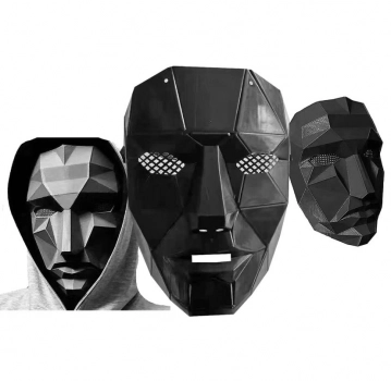Μάσκα Gamer Μαύρη 3-2289
