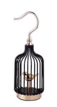 Διακοσμητικό Μεταλλικό-Polyresin Χρυσό-Μαύρο PAPSHOP 14x14x41εκ. ZY53