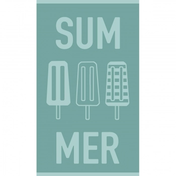 Πετσέτα Θαλάσσης Βαμβακερή Velour Aqua 70x120εκ. Summer Melinen 20004887