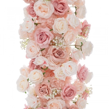 Runner Με Ροζ-Λευκά Λουλούδια 45x200εκ. iliadis 92681