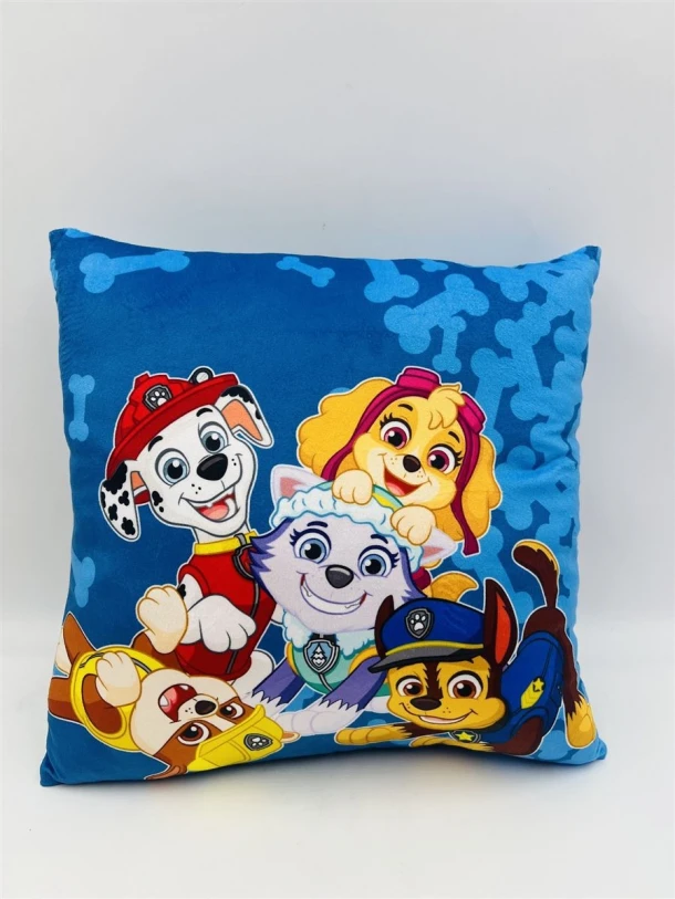 Διακοσμητικό Μαξιλάρι Velboa 38x38εκ. Nickelodeon Paw Patrol 608 Blue DimCol