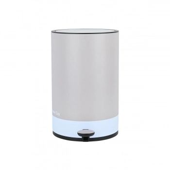 Καλάθι Απορριμάτων 6lt-20,5x31εκ. Μεταλλικό Soft Close Stone Clay Estia Tone Lab 02-39882