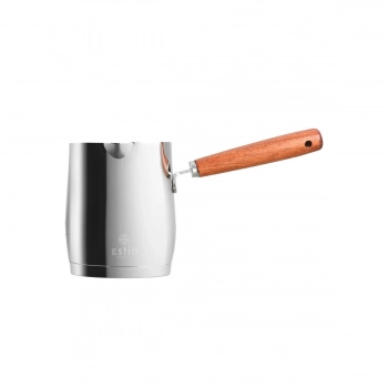 Μπρίκι Ανοξείδωτο 345ml-19x7,5x10,5εκ. Με Ξύλινη Λαβή Estia Mokka 01-30230