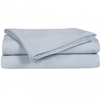 Σεντόνι Μεμονωμένο Βαμβακερό Υπέρδιπλο 230x260εκ. Colours 1018 Light Grey Das Home