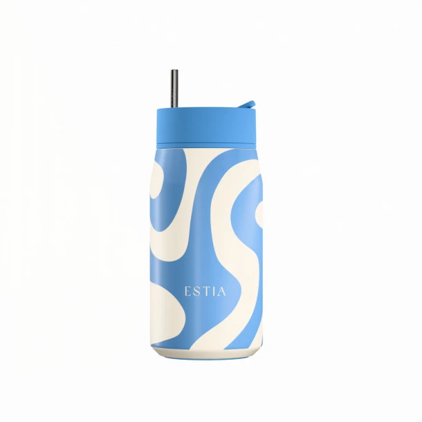 Θερμός-Ποτήρι Ανοξείδωτο Ocean Waves Lens Save The Aegean Estia 360ml 01-43032