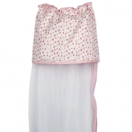 Κουνουπιέρα Κρεβατιού Nylon-Βαμβακερή 180x540εκ. Family Pink 80261