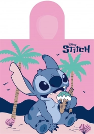 Πόντσο Quick Dry Microfiber 50x100εκ. Disney Home Lilo & Stitch 195 Baby Pink Dimcol
