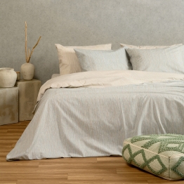 Σετ Σεντόνια Polycotton Μονά 170x270εκ. Nika Light Blue Casual Line Melinen 20004657