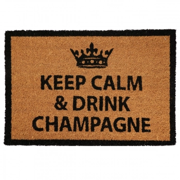 Πατάκι Εισόδου 39x59εκ. KEEP CALM & DRINK CHAMPAGNE MRShome 0007003