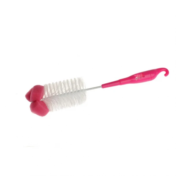 Βούρτσα Καθαρισμού Για Μπουκάλια Ροζ akuku A0575
