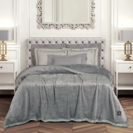 Κουβέρτα Βελουτέ Supersoft King 240x250εκ. Essential 3971 Grey Greenwich Polo Club