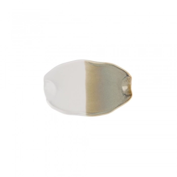 Δίσκος Σερβιρίσματος Πορσελάνης 23x1,7εκ. Λευκός-Πράσινος Crash Kutahya Porselen KX855A4423TP