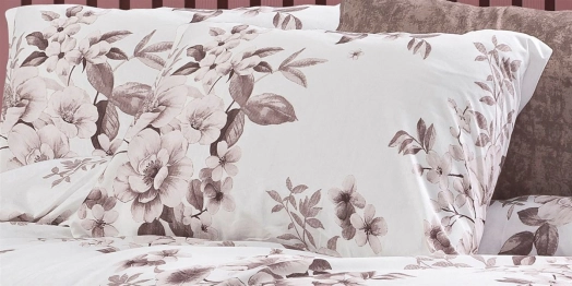 Μαξιλαροθήκη Φάκελος Polycotton 50x70εκ. Βερονίκη 488 White-Mocha DimCol