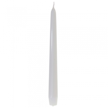 Κερί Βενετσιάνικο Σετ 12τμχ Λευκό 25εκ. iliadis 73637