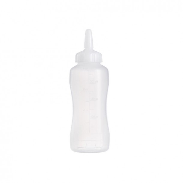 Μπουκάλι Σάλτσας-Σως Πλαστικό Διάφανο Araven 250ml AR00001375