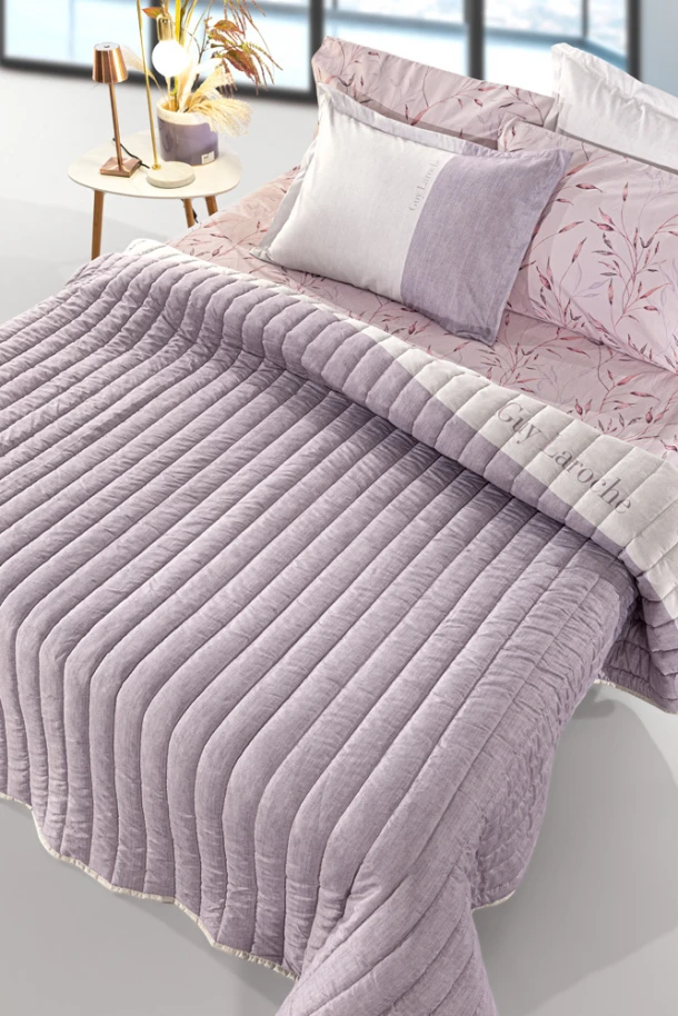 Κουβερλί Microsuede Υπέρδιπλο 220x240εκ. Fleria Melanze Guy Laroche