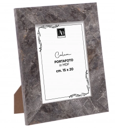 Κορνίζα Polyester Με Εφέ Μαρμάρου Γκρι 15x20εκ. Royal Art STA568GRE2
