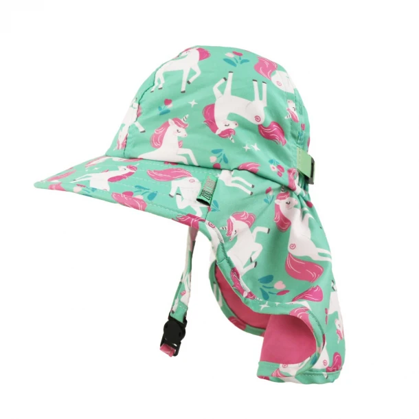 Αντηλιακό Cape Καπέλο 6-24μηνών UPF50 Sunhat Unity the Unicorn Zoocchini ZOO15065