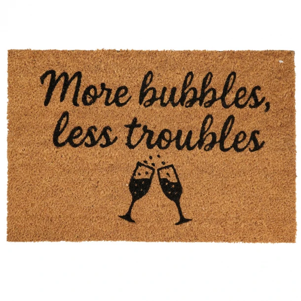 Πατάκι Εισόδου 39x59εκ. More bubbles, less troubles MRShome 0007002