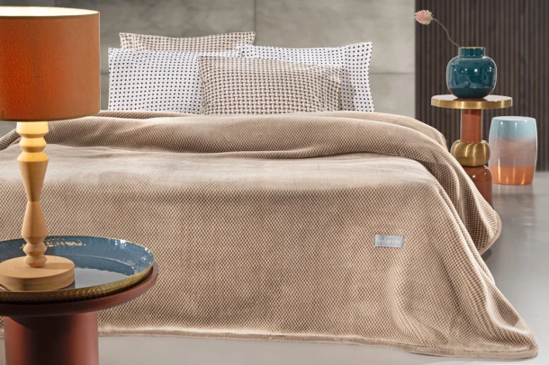 Κουβέρτα Ultrasoft Ζακάρ Μονή 160x220εκ. Cheval Vison Guy Laroche